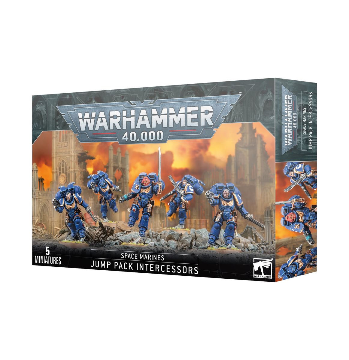 Warhammer 40k: space marines jump pack intercessors