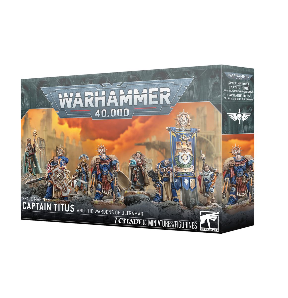 Warhammer 40k: space marines captain Titus and the wardens of ultramar