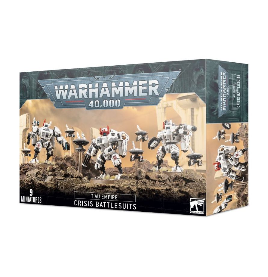 Warhammer 40k: tau empire crisis battlesuits