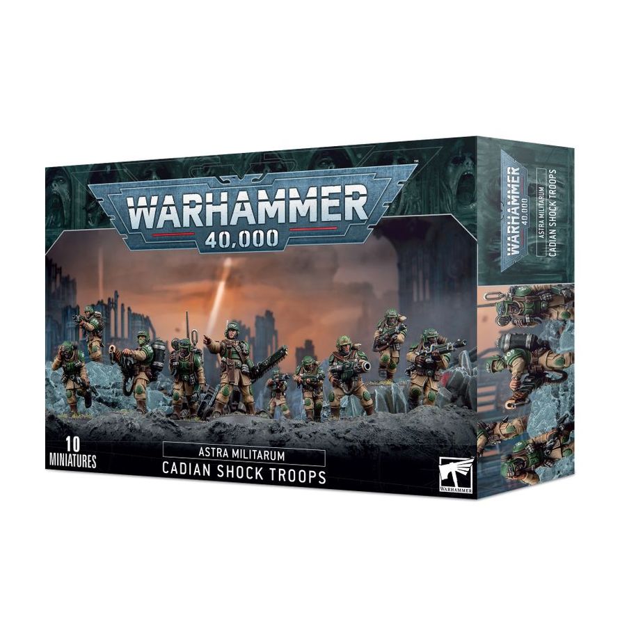 Warhammer 40k: Astra militarum cadian shock troops