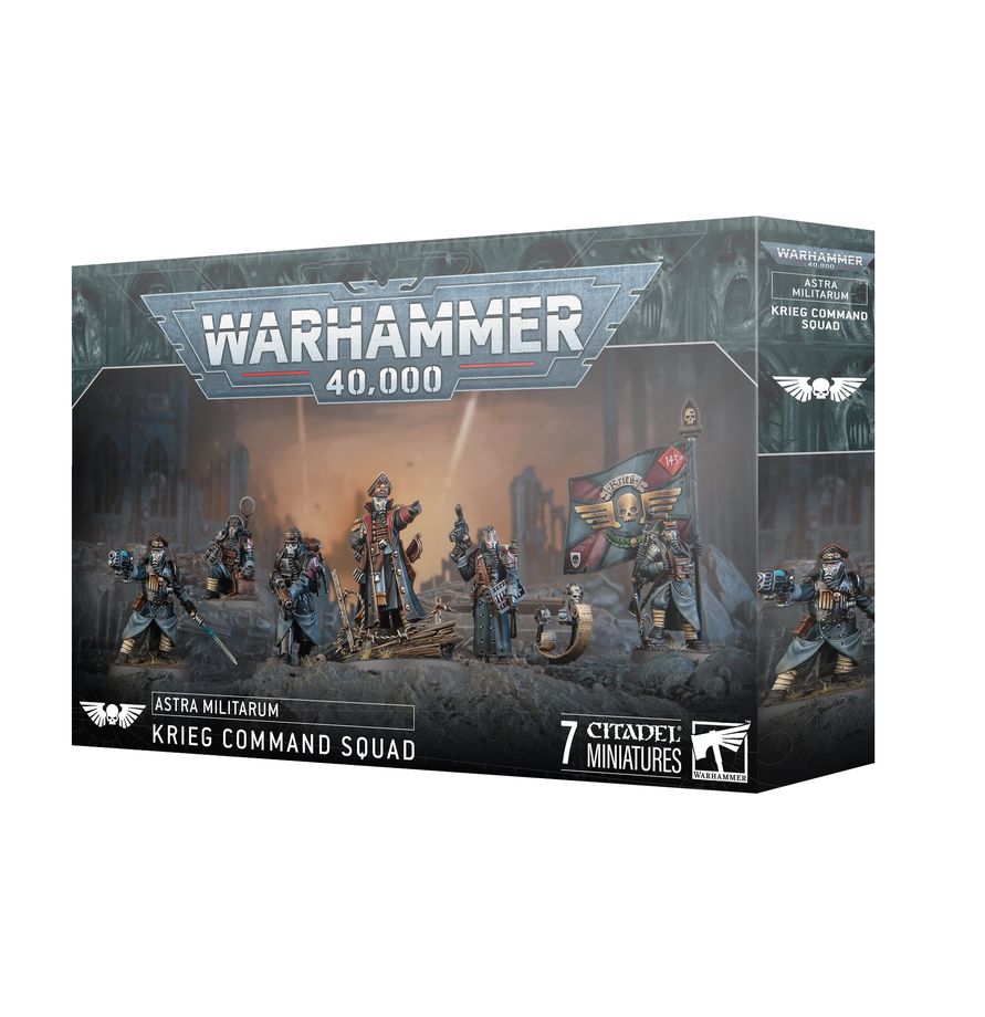 Warhammer 40k: Astra militarum krieg command squad