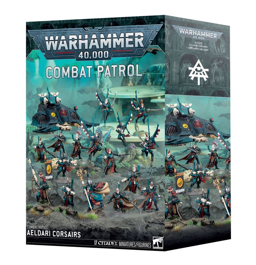 Warhammer 40k: aeldari combat patrol Aeldari corsairs