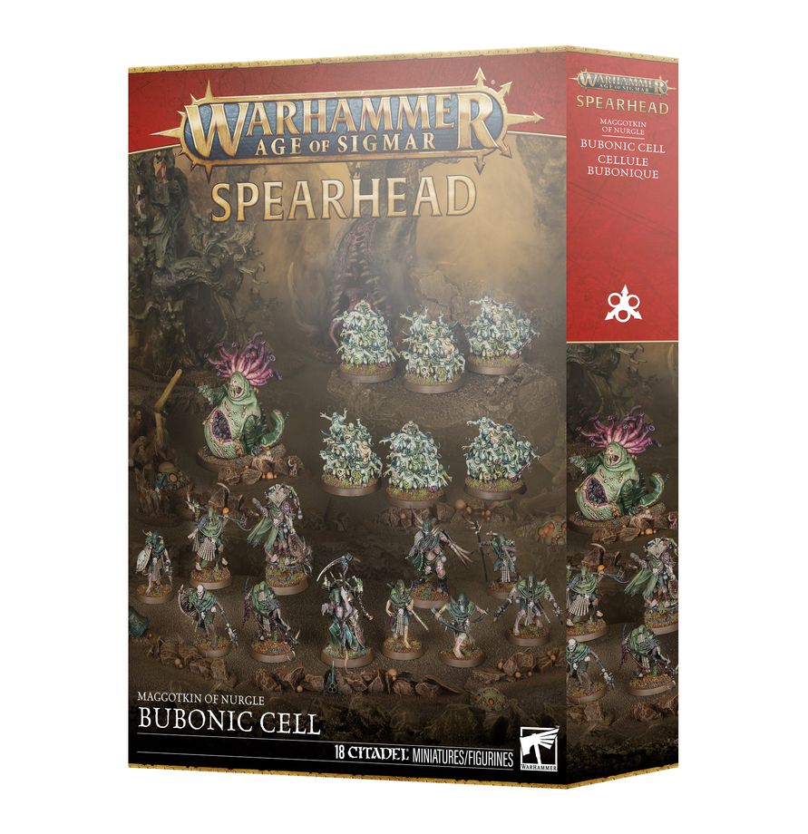 Warhammer AOS: Maggotkin of nurgle spearhead bubonic cell