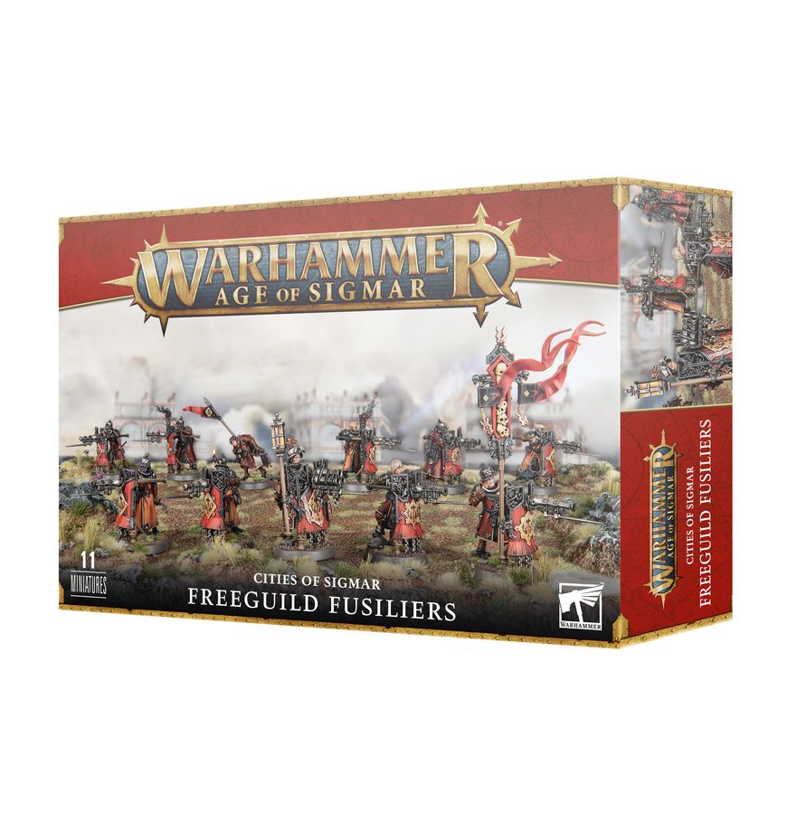Warhammer AOS: cities of sigmar freeguild fusiliers