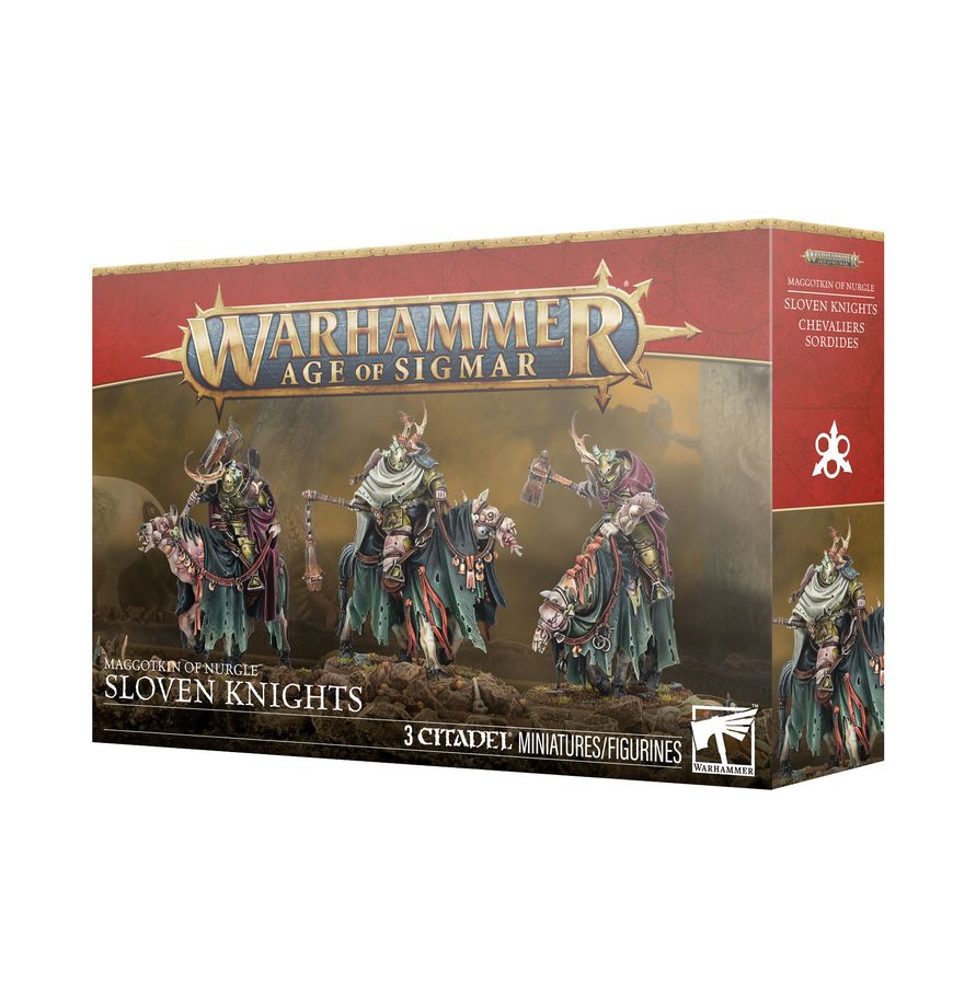 Warhammer AOS: Maggotkin of nurgle sloven knights