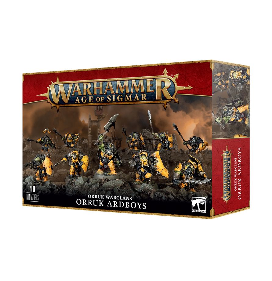 Warhammer AOS: orruk warclans orruk ardboys