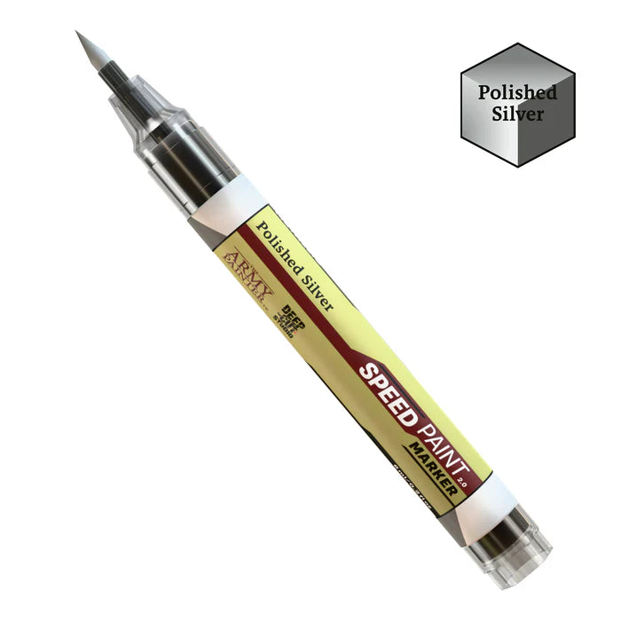 The army painter: Speedpaint marker polished silver
