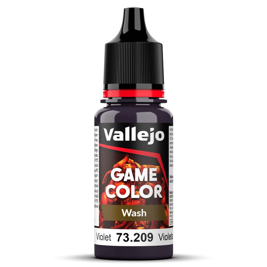 Vallejo game color washes violet