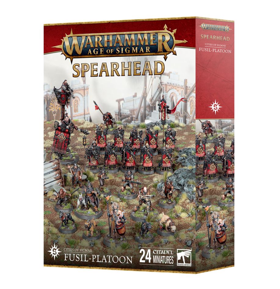 Warhammer AOS: cities of sigmar spearhead fusil-platoon