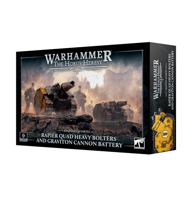 The Horus heresy: legiones astartes rapier quad heavy bolters and graviton cannon battery