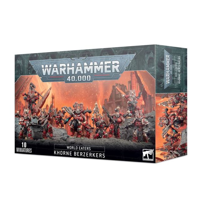 Warhammer 40K: world eaters Khorne berserkers